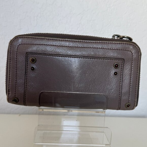 Chloe Brown Leather Long Lock Wallet - Picture 3 of 7
